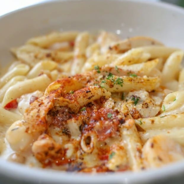 Shrimp and Chicken.
