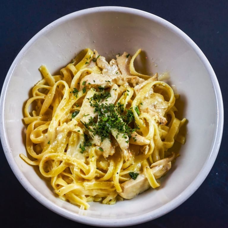 Fettuccine Alfredo at Our Restaurant